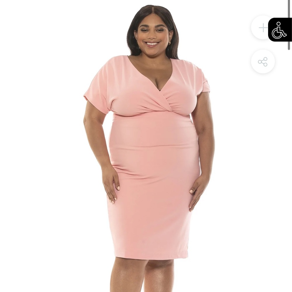ALEXIA ADMOR Naomi Drape Sheath Dress - NWT